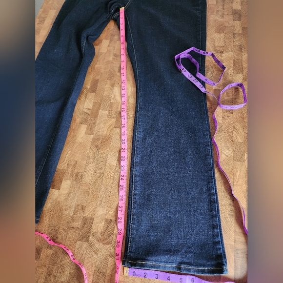 Levi's Classic Boot Cut size 14 women's denim jeans dark wash - Picture 6 of 16